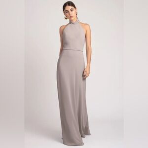 Jenny Yoo Brett Bridesmaid dress in Woodrose